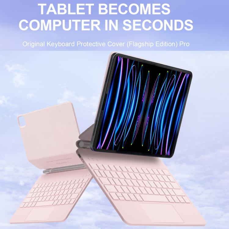 For iPad 2025 / 2022 Touch Pad Bluetooth Keyboard Leather Tablet Cover
