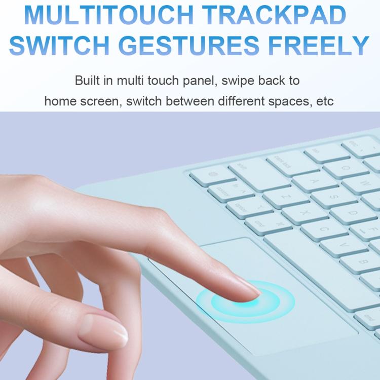 For iPad 2025 / 2022 Touch Pad Bluetooth Keyboard Leather Tablet Cover