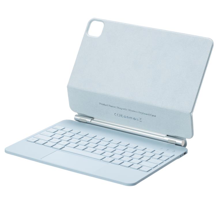 For iPad Air 13 2025 / 2024 / Pro 12.9 2022 Touch Pad Bluetooth Keyboard Leather Tablet Cover