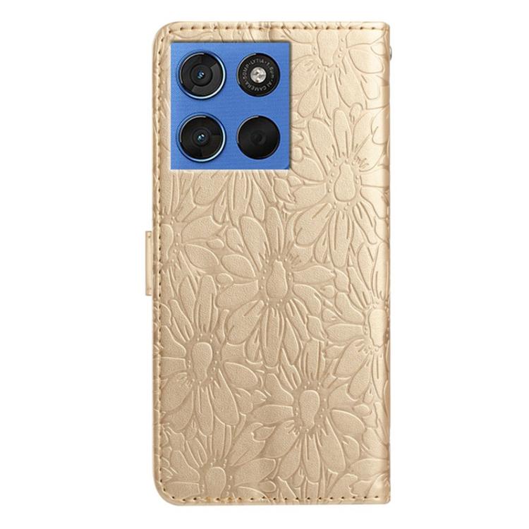 For Motorola Edge 70 5G Daisy Embossed Leather Phone Case