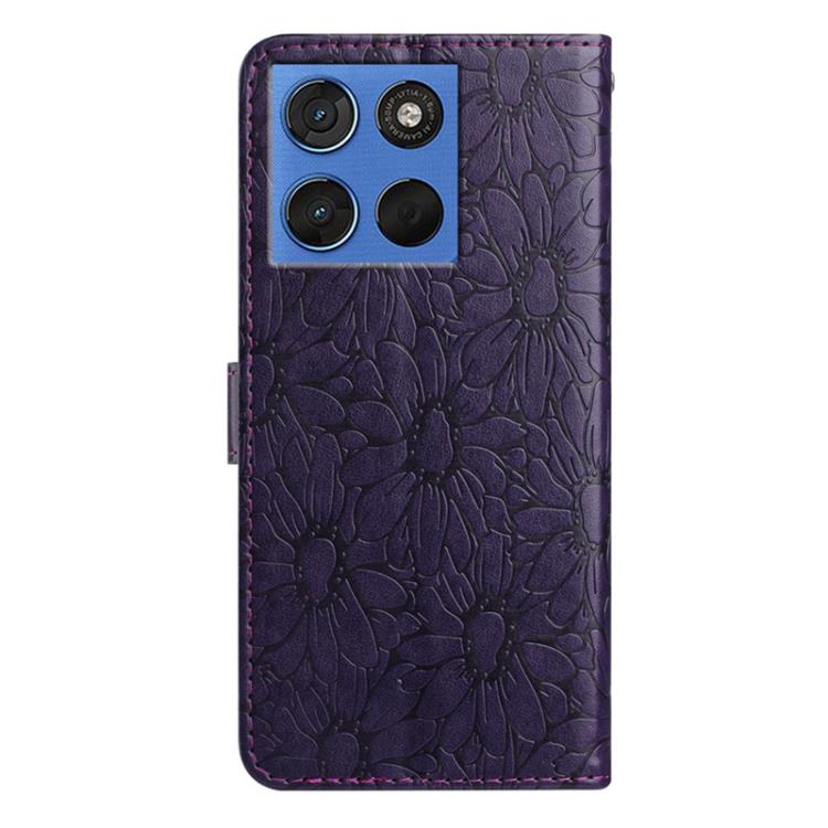 For Motorola Edge 70 5G Daisy Embossed Leather Phone Case