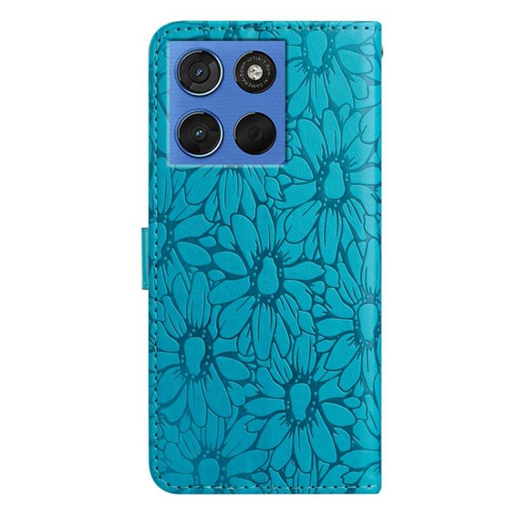For Motorola Moto G86 Power 5G Daisy Embossed Leather Phone Case