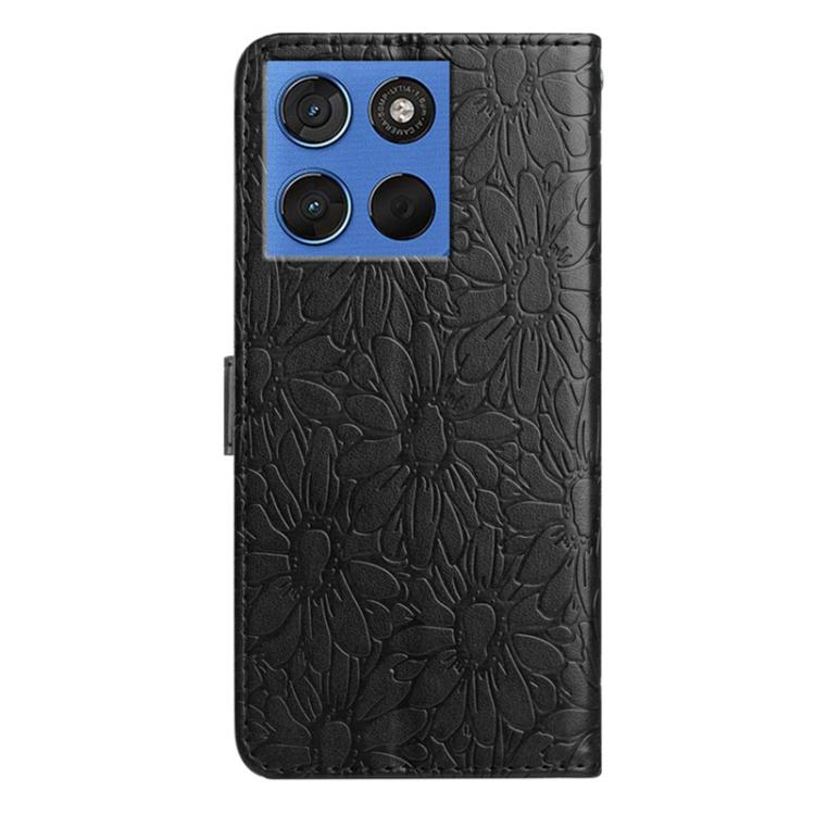 For Motorola Moto G86 5G Daisy Embossed Leather Phone Case