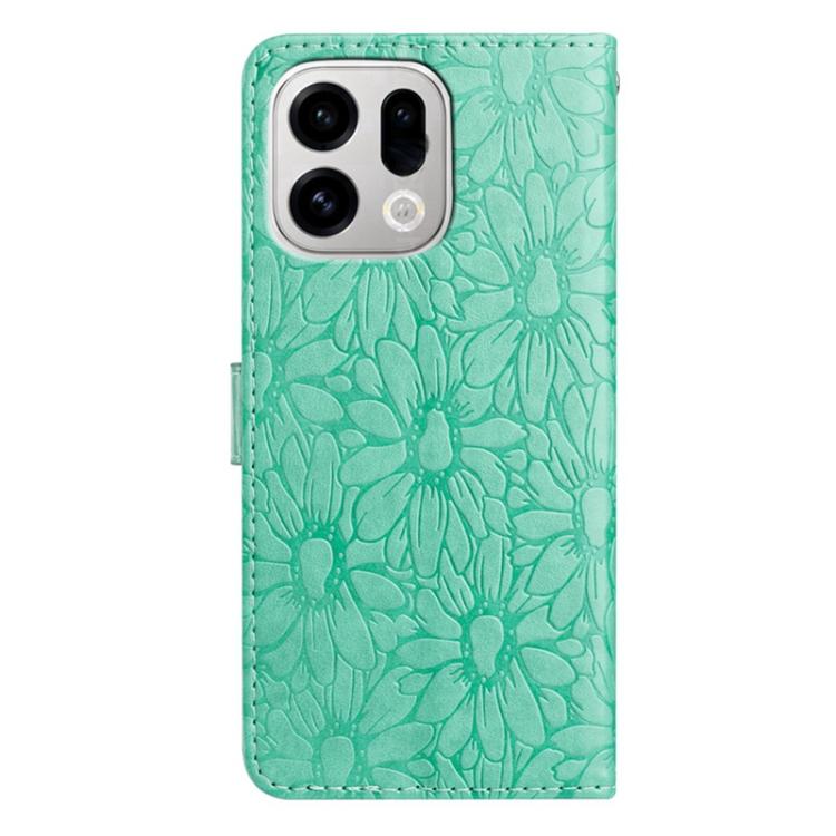 For OPPO Find X9 Daisy Embossed Leather Phone Case