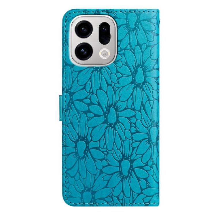For OPPO Find X9 Daisy Embossed Leather Phone Case
