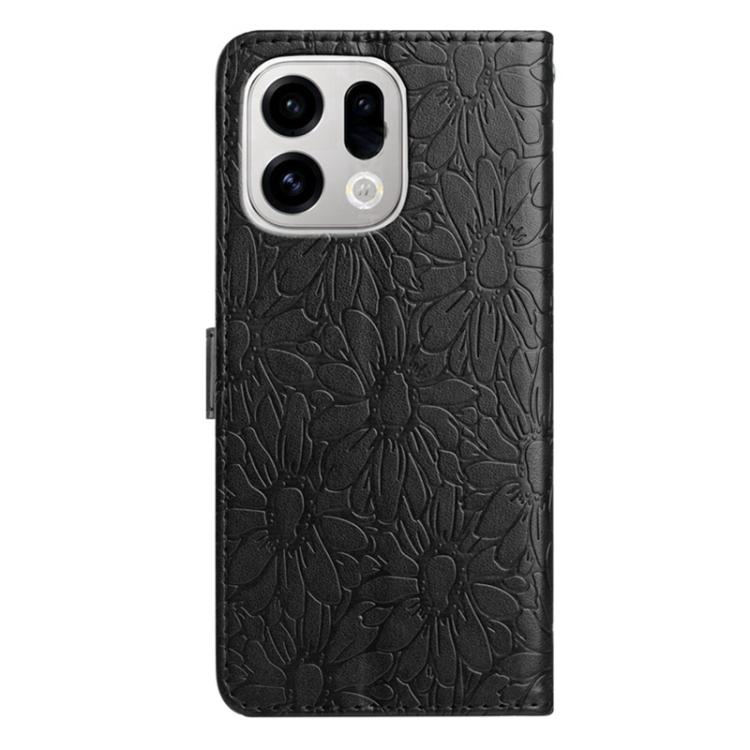 For OPPO Find X9 Daisy Embossed Leather Phone Case