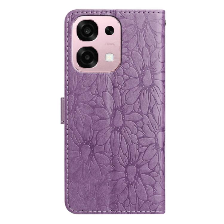 For OPPO A6 Pro 4G / 5G Global Daisy Embossed Leather Phone Case