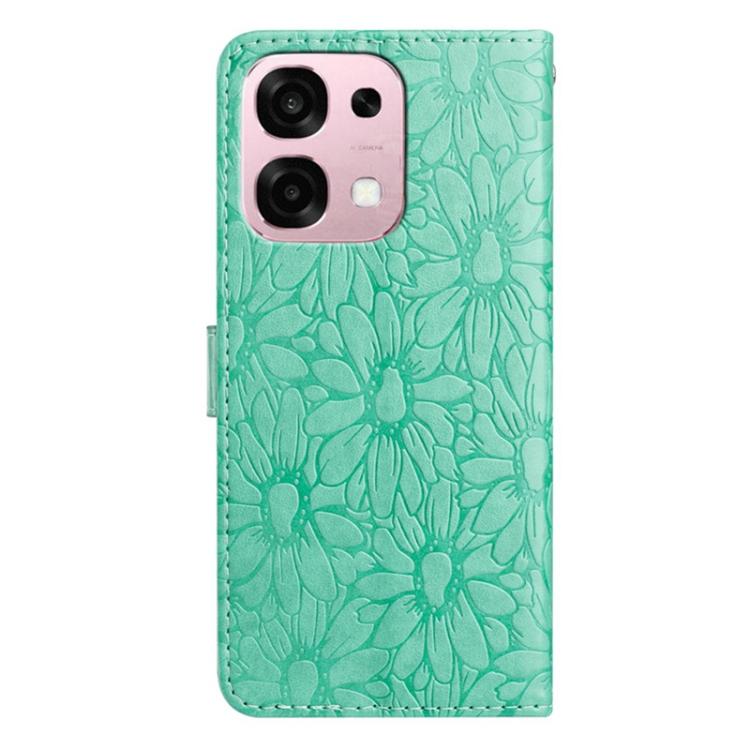 For OPPO A6 Pro 4G / 5G Global Daisy Embossed Leather Phone Case