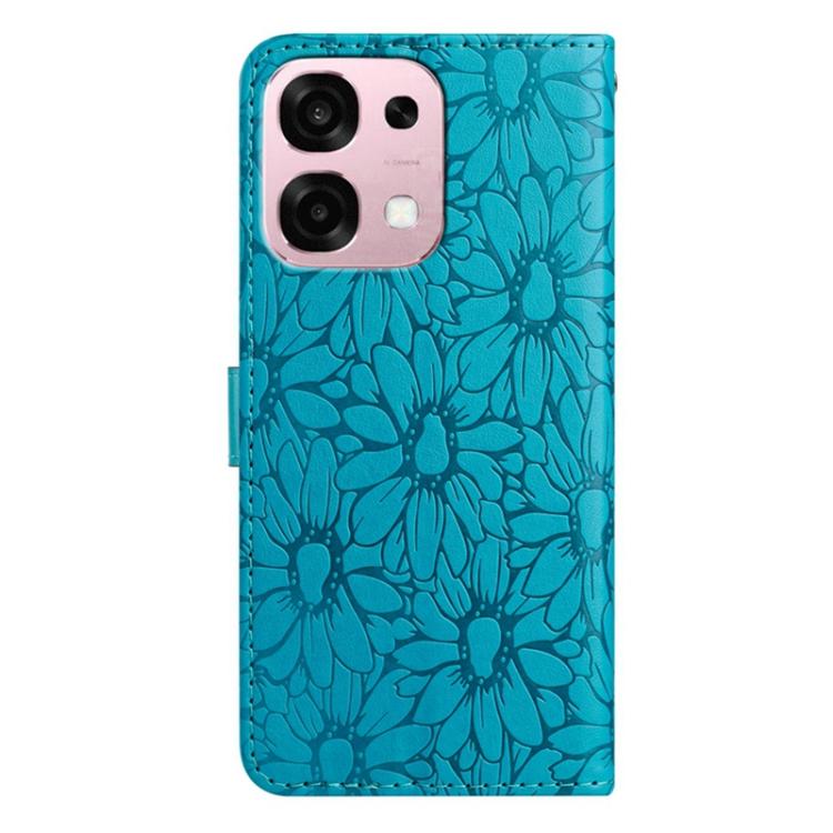 For OPPO A6 Pro 4G / 5G Global Daisy Embossed Leather Phone Case