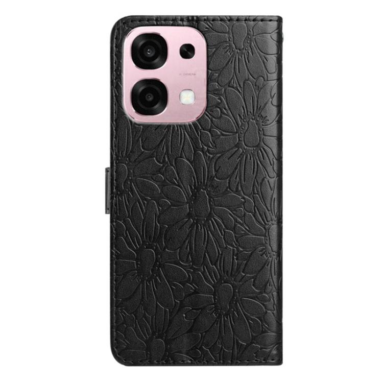 For OPPO A6 Pro 4G / 5G Global Daisy Embossed Leather Phone Case