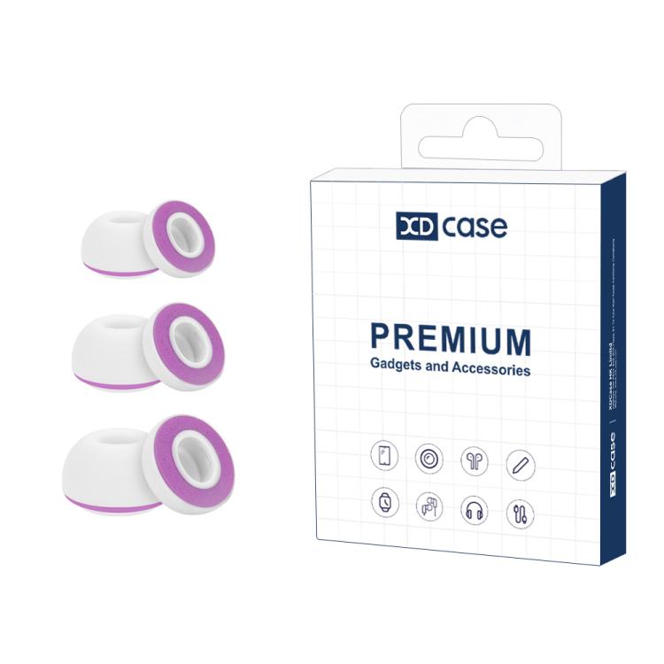 For AirPods Pro 3 XDcase 3 Pairs Replacement Silicone Sponge Ear Tips, S/M/L Size