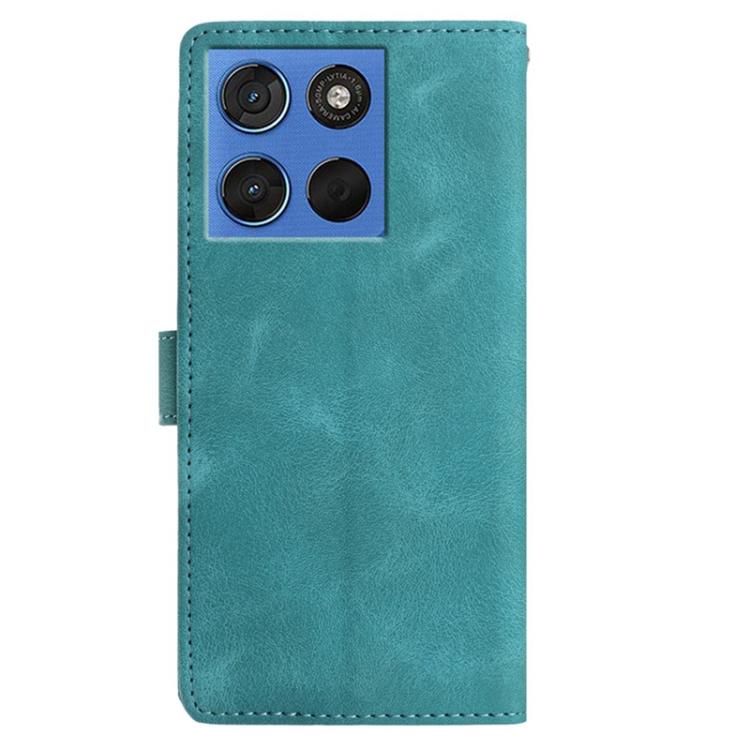 For Motorola Edge 70 5G Skin Feel Embossed Feather Leather Phone Case