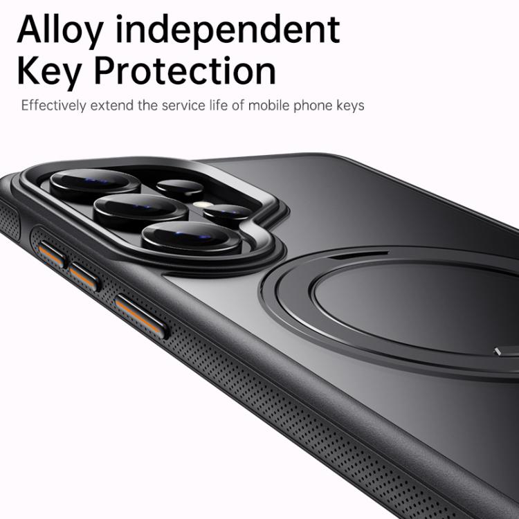 For Samsung Galaxy S26 Ultra 5G Gear-Style Stress Relief 360 Rotation Holder MagSafe Phone Case