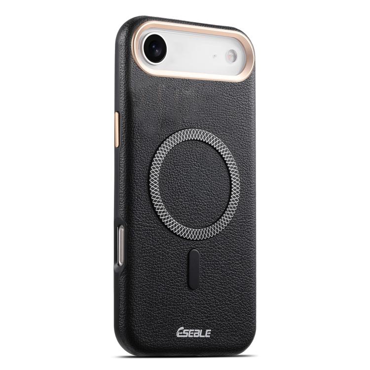 For iPhone Air ESEBLE L2 Litchi Texture Metal Lens Magnetic Phone Case