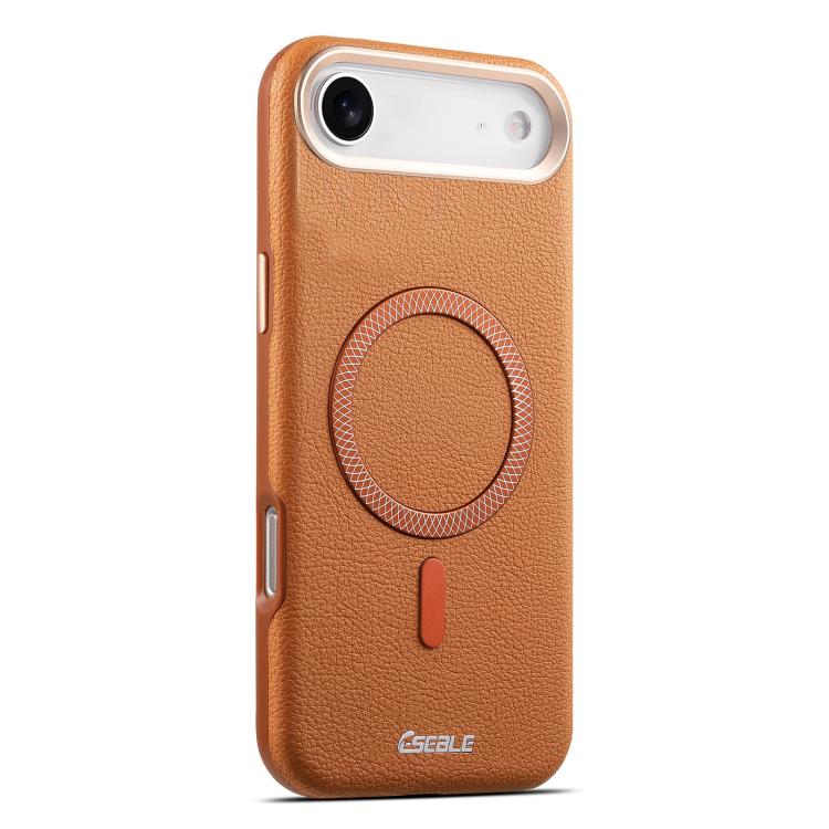For iPhone Air ESEBLE L2 Litchi Texture Metal Lens Magnetic Phone Case