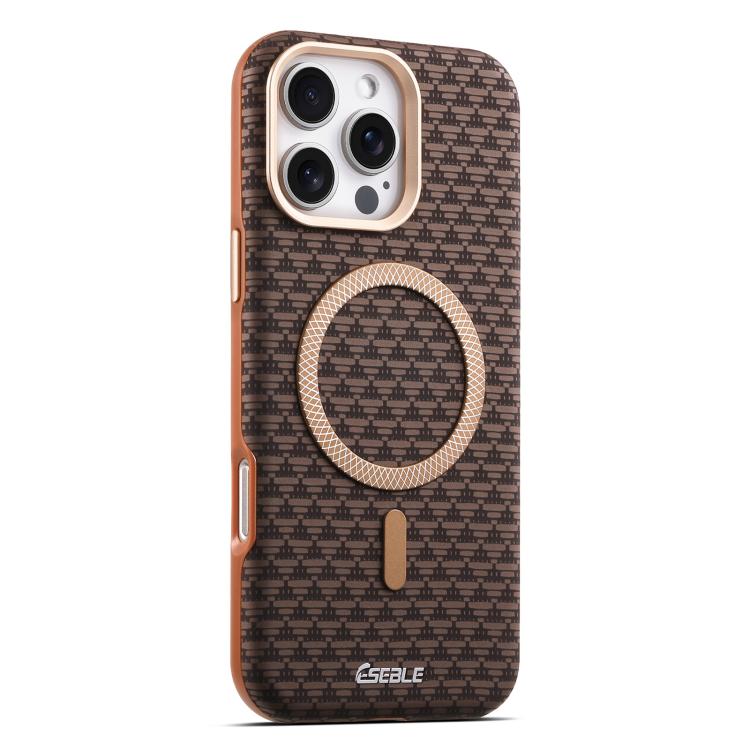 For iPhone 16 Pro ESEBLE L3 Triangular Shield Metal Lens Magnetic Phone Case