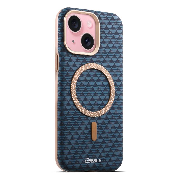 For iPhone 15 ESEBLE L3 Triangular Shield Metal Lens Magnetic Phone Case