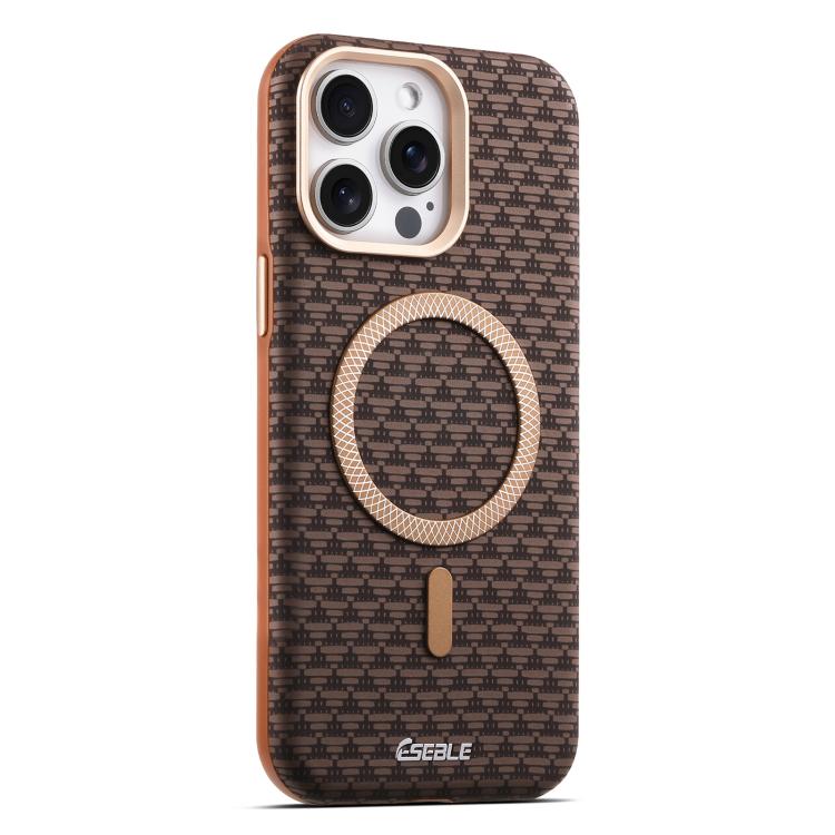 For iPhone 14 Pro ESEBLE L3 Triangular Shield Metal Lens Magnetic Phone Case
