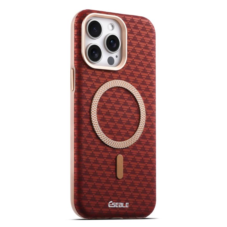 For iPhone 14 Pro Max ESEBLE L3 Triangular Shield Metal Lens Magnetic Phone Case
