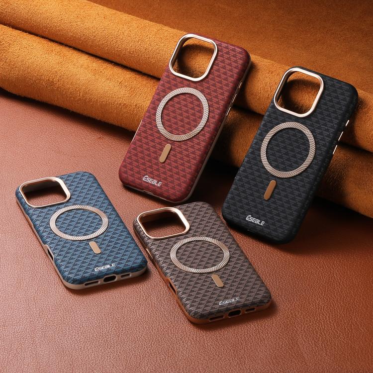 For iPhone 15 Pro ESEBLE L3 Triangular Shield Metal Lens Magnetic Phone Case