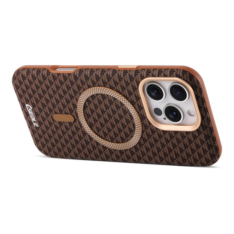 For iPhone 15 Pro ESEBLE L3 Triangular Shield Metal Lens Magnetic Phone Case