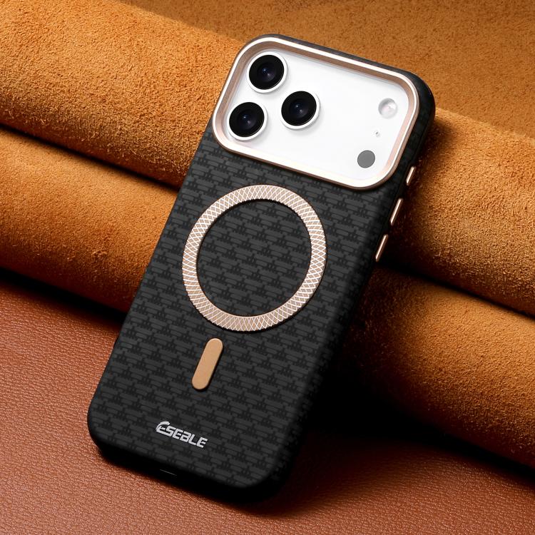 For iPhone 17 Pro Max ESEBLE L3 Triangular Shield Metal Lens Magnetic Phone Case