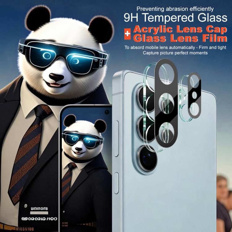 For Samsung Galaxy S26 Ultra 5G imak Black Version High Definition Integrated Glass Lens Film Set