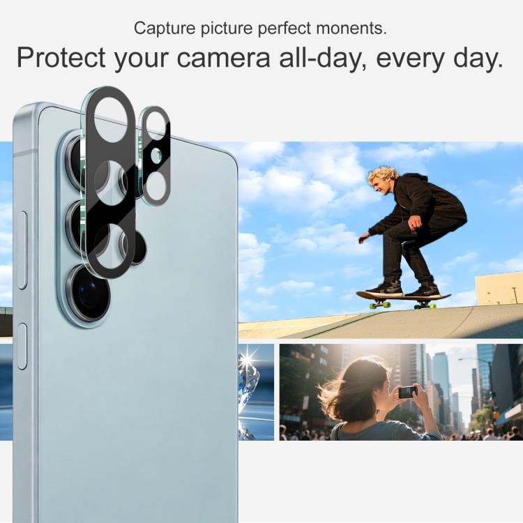 For Samsung Galaxy S26 Ultra 5G imak Black Version High Definition Integrated Glass Lens Film Set