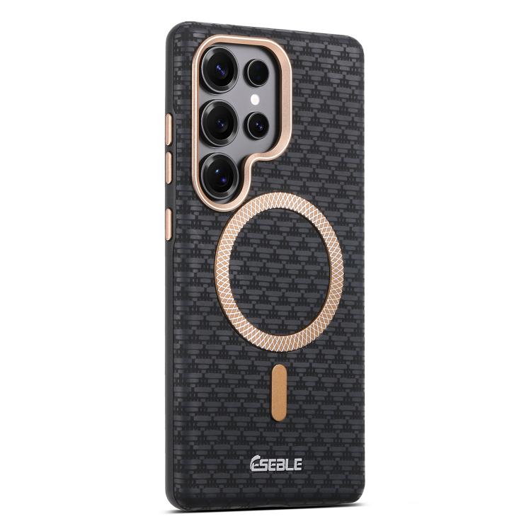 For Samsung Galaxy S25 Ultra 5G ESEBLE L3 Triangular Shield Metal Lens Magnetic Phone Case
