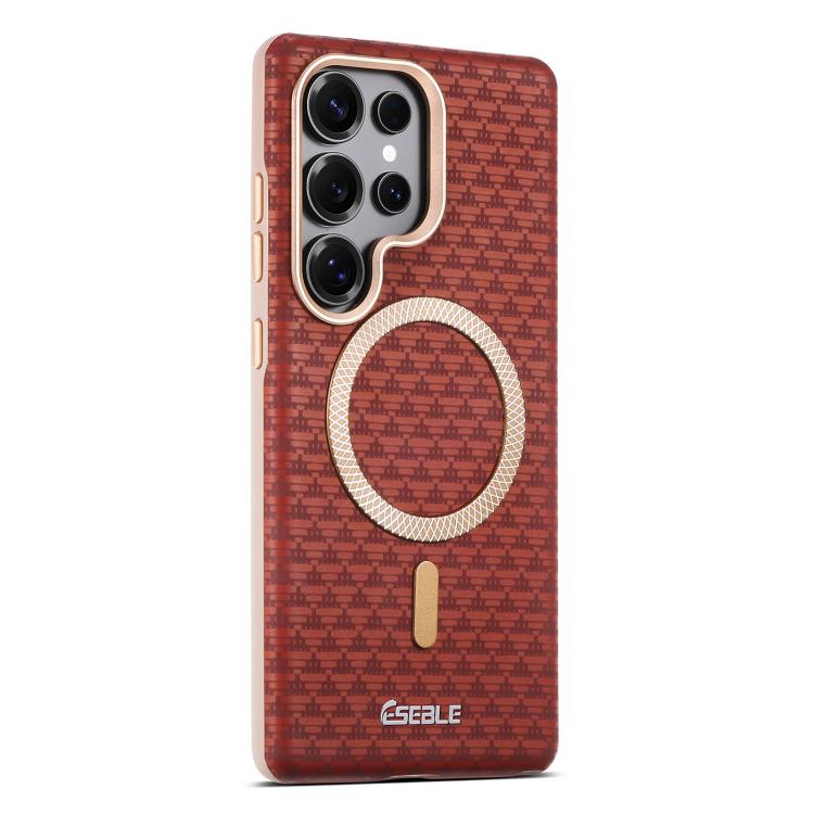 For Samsung Galaxy S25 Ultra 5G ESEBLE L3 Triangular Shield Metal Lens Magnetic Phone Case