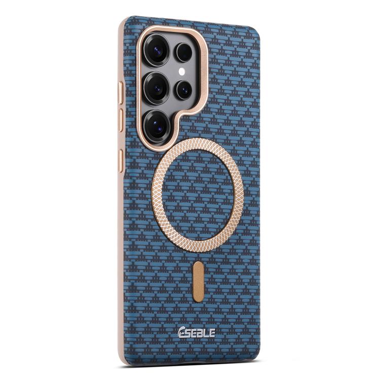 For Samsung Galaxy S24 Ultra 5G ESEBLE L3 Triangular Shield Metal Lens Magnetic Phone Case