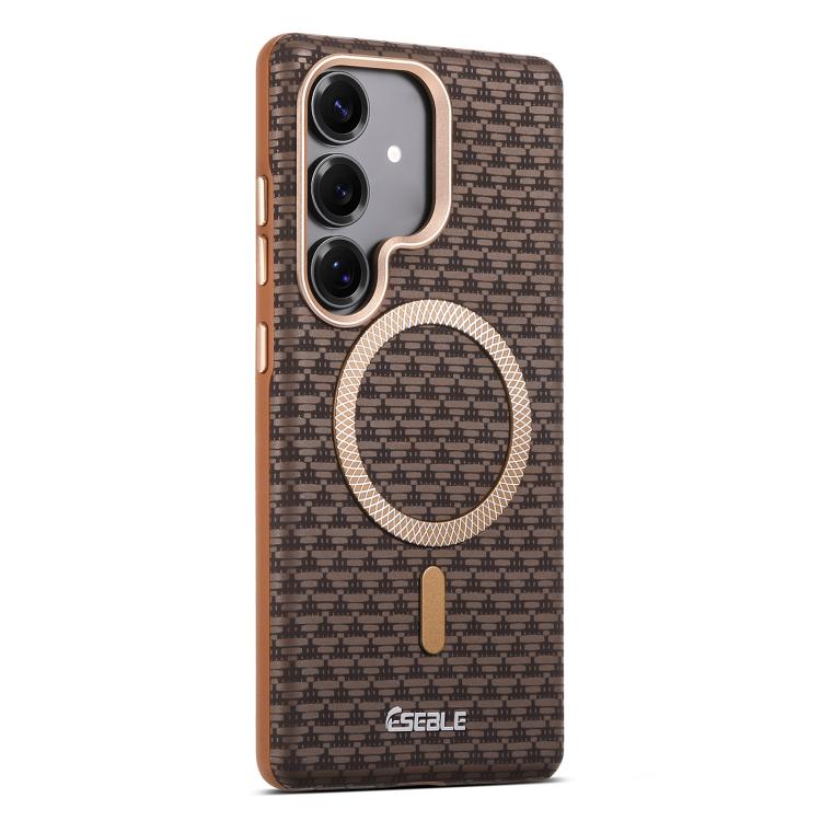 For Samsung Galaxy S25 5G / S24 5G ESEBLE L3 Triangular Shield Metal Lens Magnetic Phone Case