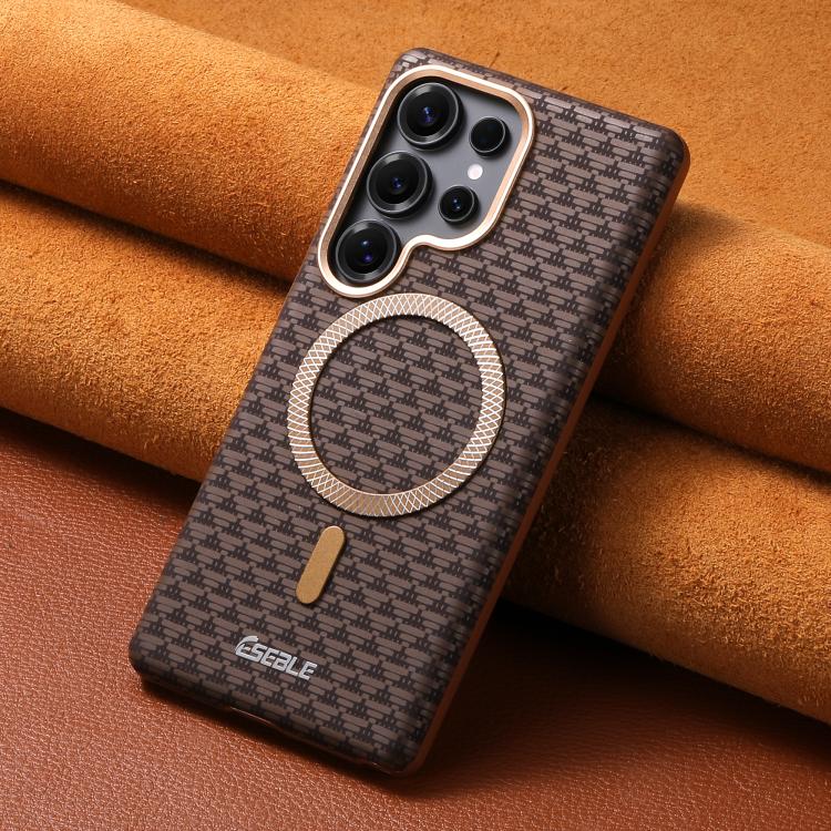 For Samsung Galaxy S24 Ultra 5G ESEBLE L3 Triangular Shield Metal Lens Magnetic Phone Case