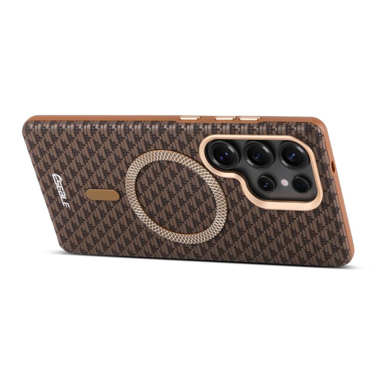 For Samsung Galaxy S24 Ultra 5G ESEBLE L3 Triangular Shield Metal Lens Magnetic Phone Case