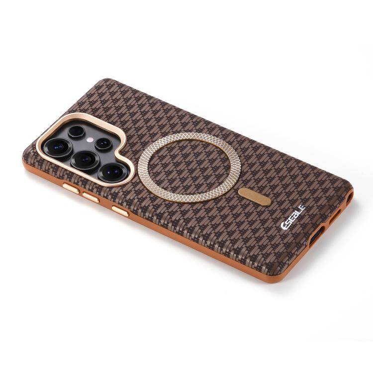 For Samsung Galaxy S24 Ultra 5G ESEBLE L3 Triangular Shield Metal Lens Magnetic Phone Case
