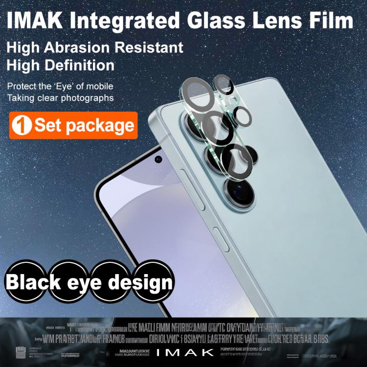 For Samsung Galaxy S26 Ultra 5G IMAK High Definition Integrated Rear Camera Glass Lens Film Set, Black Eye Design