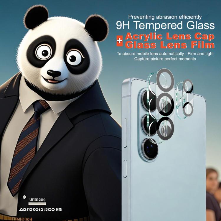 For Samsung Galaxy S26 Ultra 5G IMAK High Definition Integrated Rear Camera Glass Lens Film Set, Black Eye Design