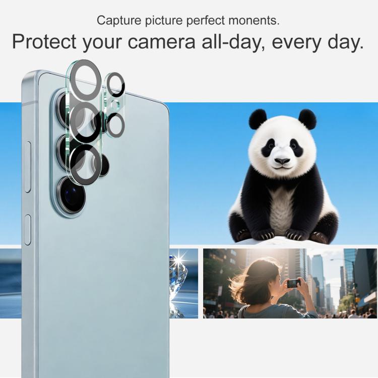 For Samsung Galaxy S26 Ultra 5G IMAK High Definition Integrated Rear Camera Glass Lens Film Set, Black Eye Design