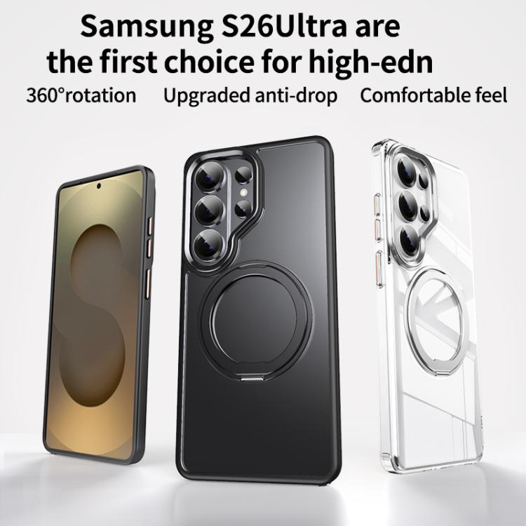 For Samsung Galaxy S26 Ultra 5G Frosted 360 Degree MagSafe Magnetic Holder Phone Case