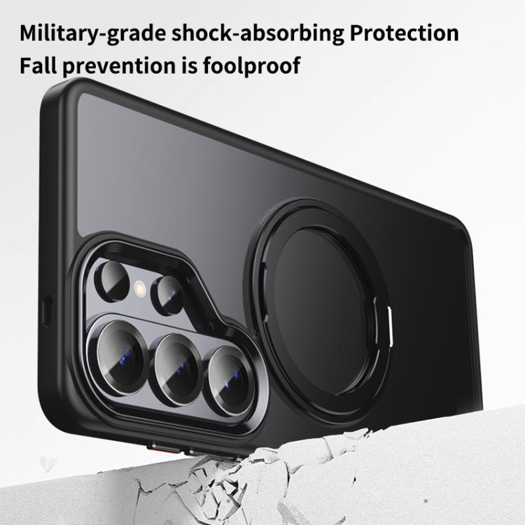 For Samsung Galaxy S26 Ultra 5G Frosted 360 Degree MagSafe Magnetic Holder Phone Case