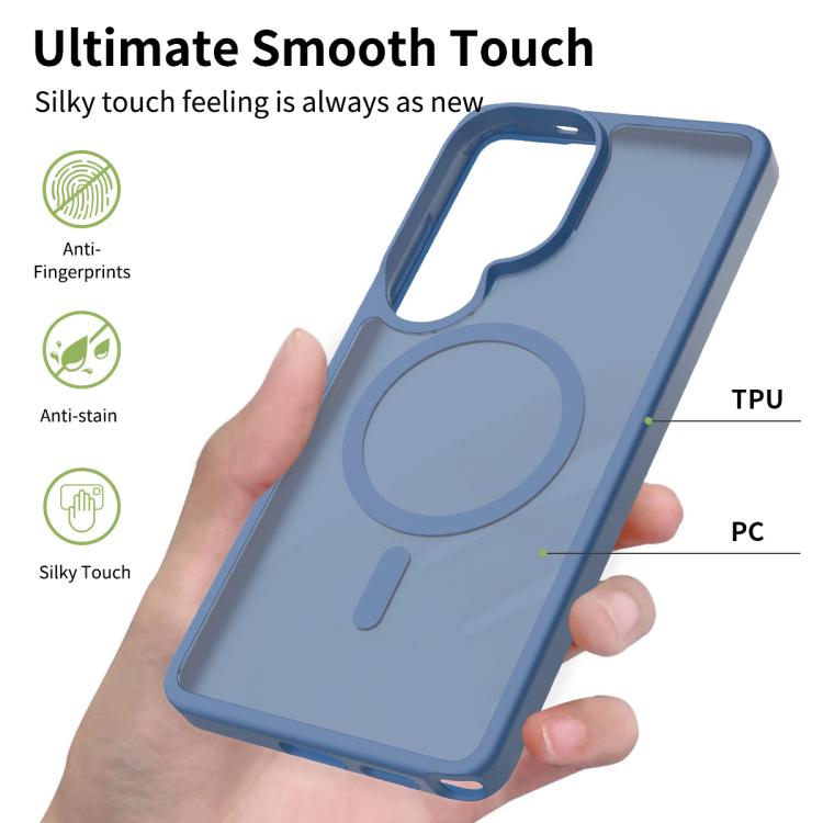 For Samsung Galaxy S26 Ultra 5G Skin Feel TPU Hybrid PC MagSafe Phone Case