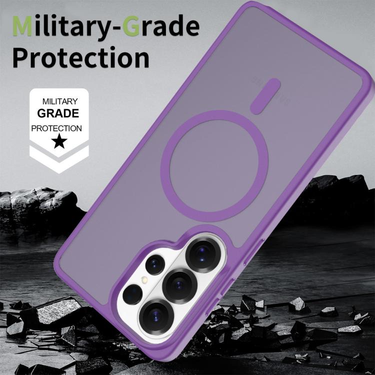 For Samsung Galaxy S26 Ultra 5G Skin Feel TPU Hybrid PC MagSafe Phone Case