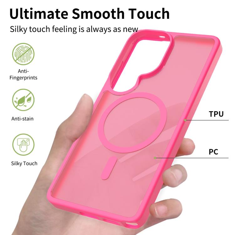 For Samsung Galaxy S26 Ultra 5G Skin Feel TPU Hybrid PC MagSafe Phone Case