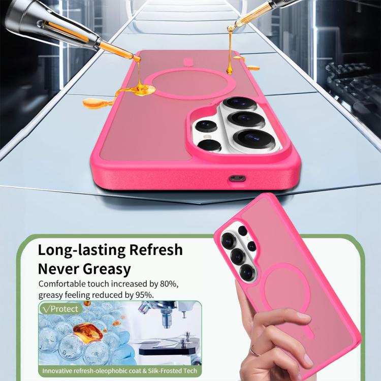 For Samsung Galaxy S26 Ultra 5G Skin Feel TPU Hybrid PC MagSafe Phone Case