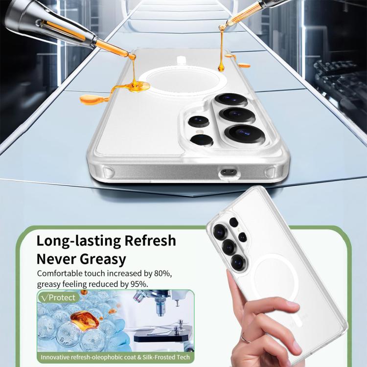 For Samsung Galaxy S26 Ultra 5G Skin Feel TPU Hybrid PC MagSafe Phone Case