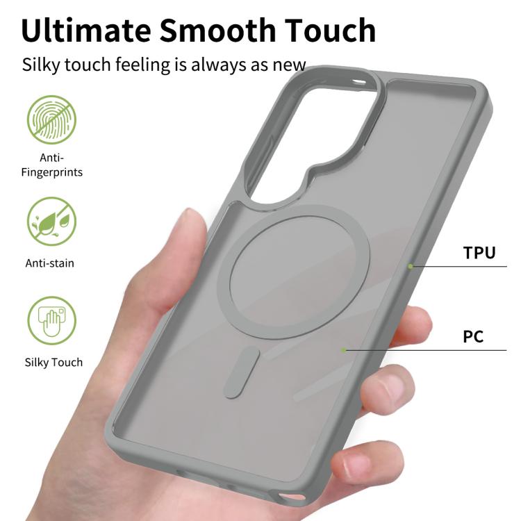 For Samsung Galaxy S26 Ultra 5G Skin Feel TPU Hybrid PC MagSafe Phone Case