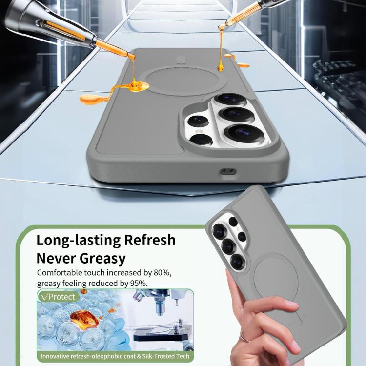 For Samsung Galaxy S26 Ultra 5G Skin Feel TPU Hybrid PC MagSafe Phone Case