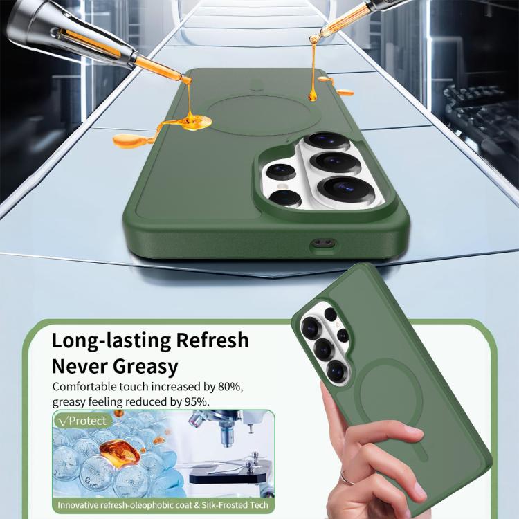 For Samsung Galaxy S26 Ultra 5G Skin Feel TPU Hybrid PC MagSafe Phone Case