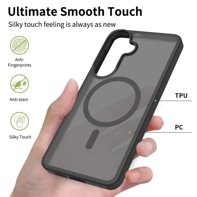 For Samsung Galaxy S26+ 5G Skin Feel TPU Hybrid PC MagSafe Phone Case