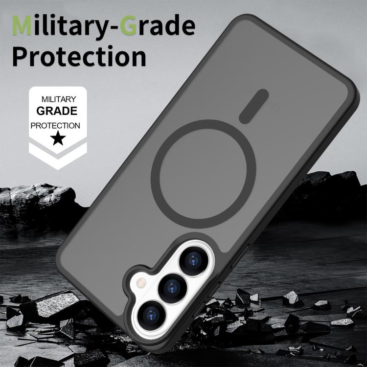 For Samsung Galaxy S26+ 5G Skin Feel TPU Hybrid PC MagSafe Phone Case